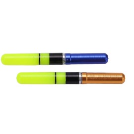 Alomejor Glowing Fishing Float 2pcs Electronic Fishing Lights Night Fishing Bobber for Night Fishing Fishing Accessories