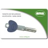 amig Modelo 20000 Safety Cylinder, Matt Chrome, 90cm (40-50 CADA