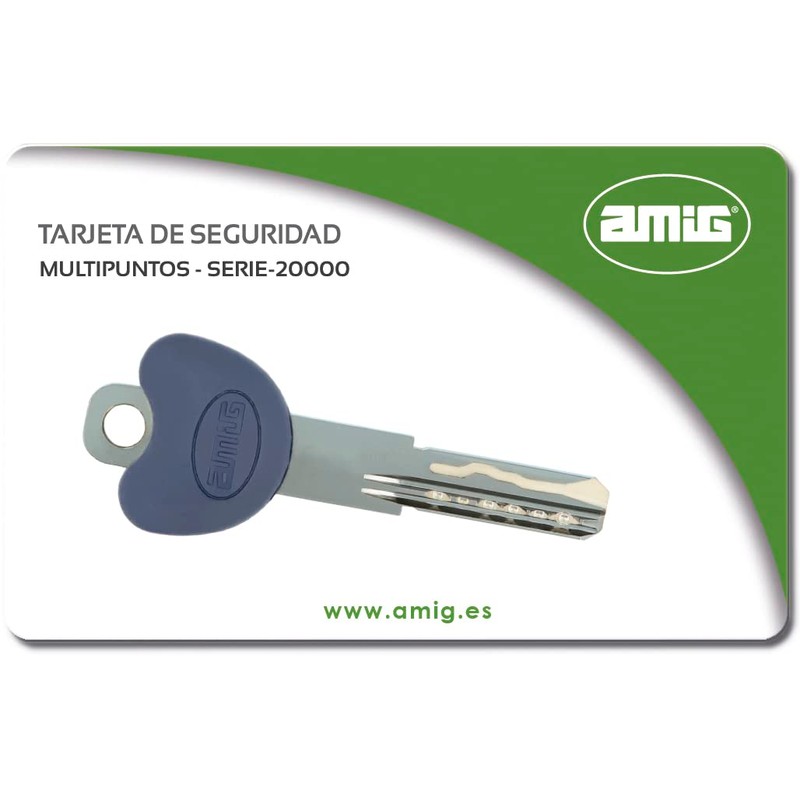amig Modelo 20000 Safety Cylinder, Matt Chrome, 90cm (40-50 CADA