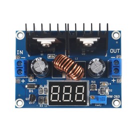 XL4016E1 Voltage Regulator Module - DC 4-40V 8A Step-Down Regulator Buck Converter with LED Display