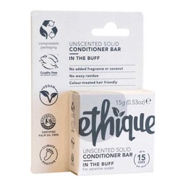 Ethique In The Buff Unscented Solid Conditioner Bar Mini, 15g