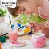 Barrilito Pintura Témpera gouaché color Negro, 6 botes de 37ml.