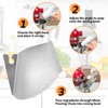 Pouring Chute Attachments Stainless for Stand Mixer Bowl Compatible with