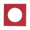 5x5 Mat for 7x7 Frame - Precut Deep Red Circle