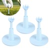 TIANXUAN 3 Pcs Golf Tees Height Adjustable Reusable Rubber Golf