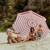 AMMSUN 7.5ft Heavy Duty HIGH Wind Beach Umbrella Commercial Grade