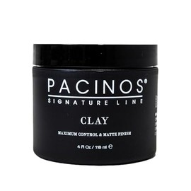 Pacinos Pasta Para El Cabello Con Arcilla Signature Line: Cera Para Peinar De Larga Duración Con Fijación Firme Para Todos Los Estilos De Cabello, 4 Oz 4 Onzas (Paquete De 1)