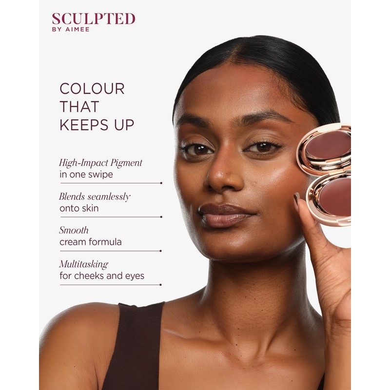 Sculpted by Aimee Cream Luxe Bronze, Cream Bronzer for Face,