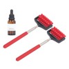 2pcs Telescopic Back Massage Roller Stainless Steel Rolling Back Massager