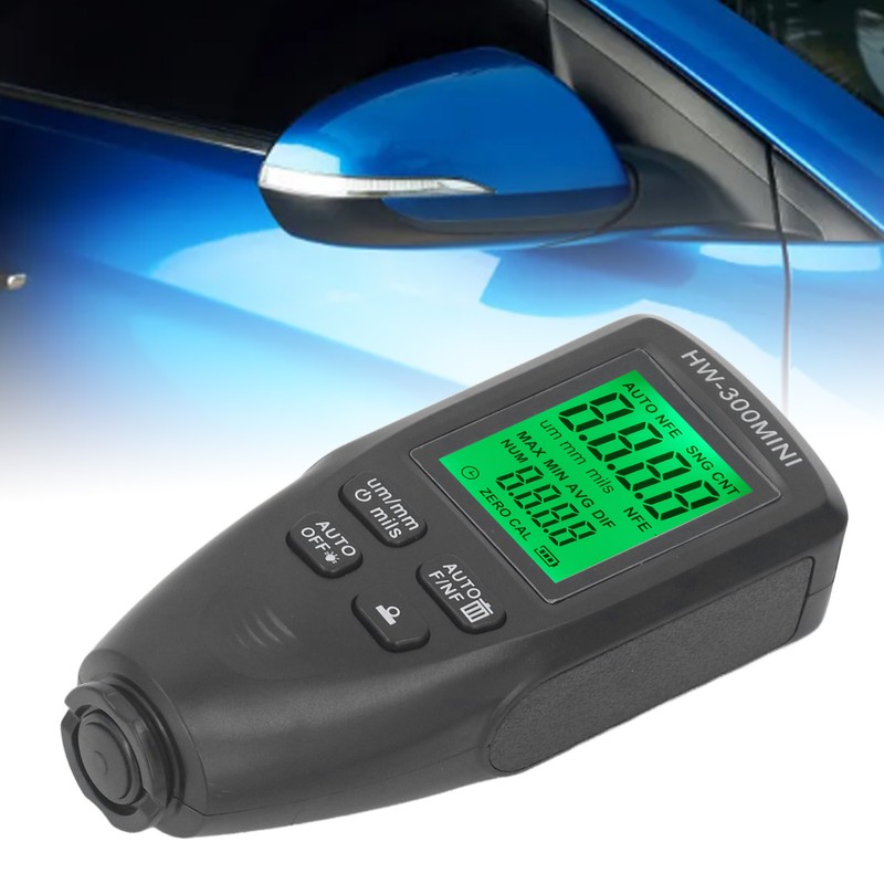 0 to 2000UM Paint Mil Thickness Meter Gauge High Precision