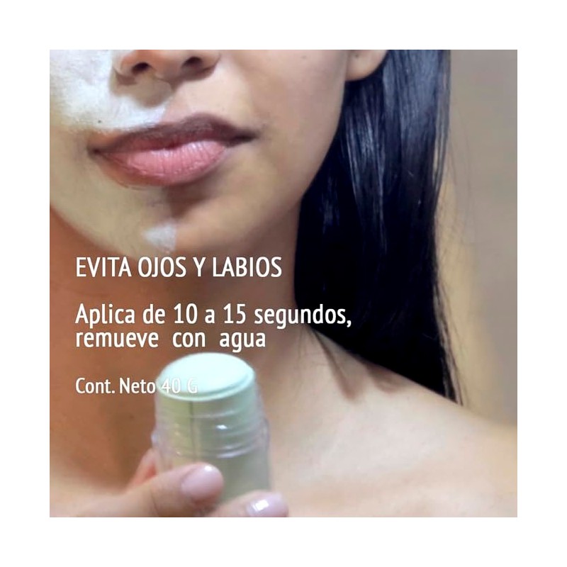 Mascarilla Facial - Molecular - Barra de 40gr - disminuye