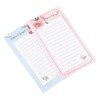 Mikinona 2pcs Magnetic Grocery List Notepad Refrigerator Memo Pads with
