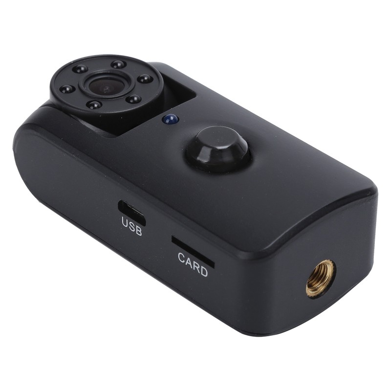 A1802 Mini WideAngle Camera Motion Detection PIR Night Vision ABS