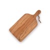 Samhita Acacia Wood Paddle Cutting Boards with handle for Kitchen,