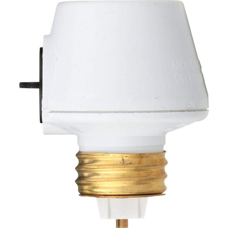 Westek 6009B 100W Full Range Lamp Socket Manual Dimmer, White