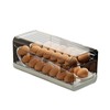 Egg Dispenser for Refrigerator Roll Down - Clear Egg Tray,