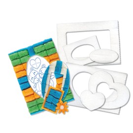 Play Corn Photo Frame Decorating, 6pcs