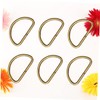 DOITOOL 100pcs d Buckle d Metal Shoulder Strap Accessories for