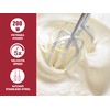 BEPER P102SBA110 Electric Whisk, 200 W, 5 Speeds, Stainless Steel
