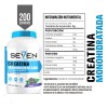 Suplemento Creatina Monohidratada Seven 1 Kg 200 Servicios