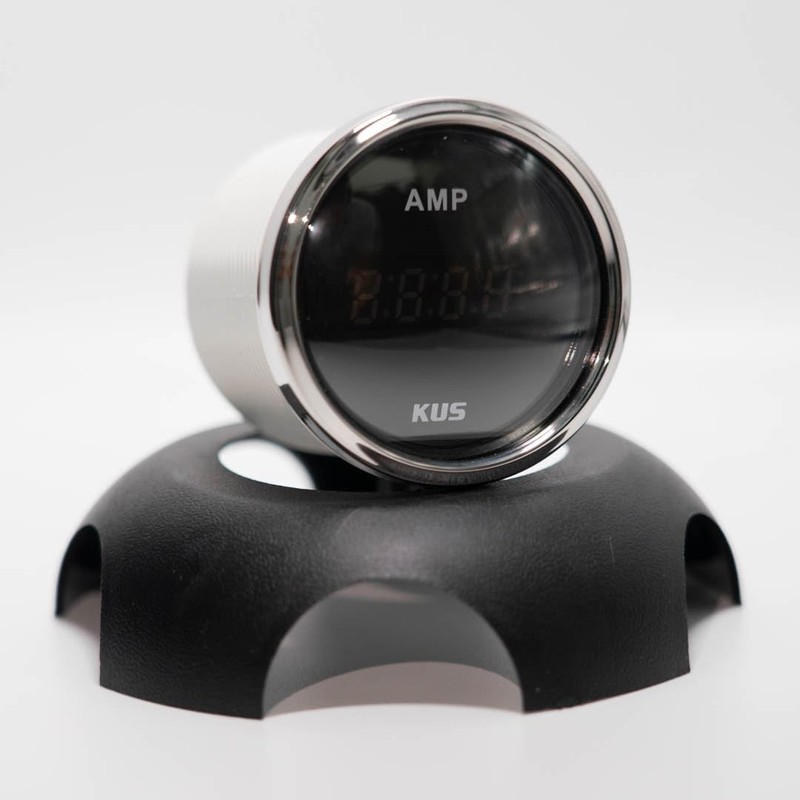 KUS CEAR-BS, ±150A, Digital Ammeter Gauge with ±150A Current Shunt