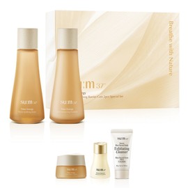 Sum37 Degrees Time Energy Moist Calming Barrier Care Collagen Protein Panthenol Basic Cosmetic Set, 1 Set / 숨37도 타임에너지 모이스트 진정 장벽 케어 콜라겐 프로틴 판테놀 기초 화장품 세트, 1세트