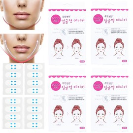 Pack of 160 Face Tape Lifting Face, Face Lifting Tape, Lifting Tapes Face, Invisible Thin Face Sticker, Face Tape Against Wrinkles, for Invisible V-Shaped Face and Neck Tightening