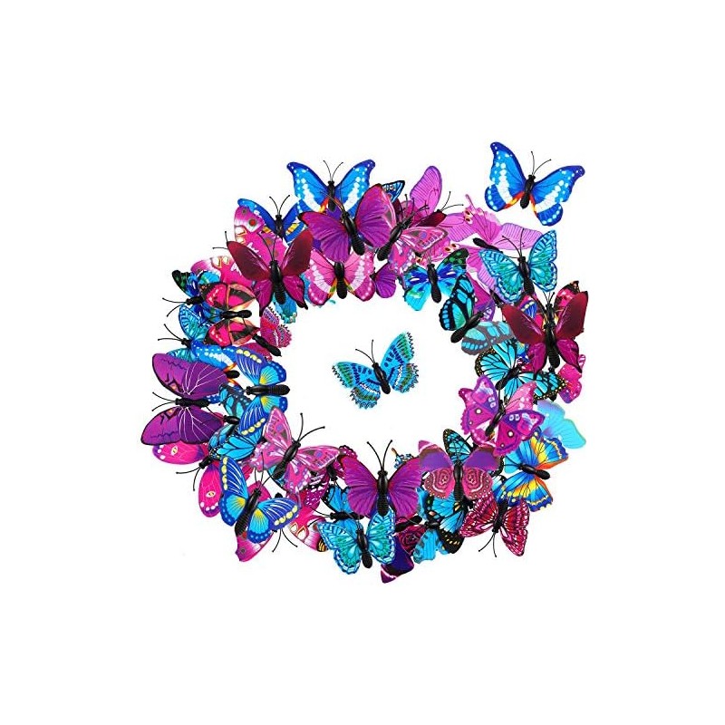 36 Piezas de Clips de Pelo de Mariposa, Coloridos Pasadores