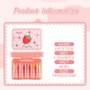 Cute Warm Change Lipstick Set Fruit Mini Set of 5