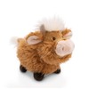 NICI McMooray 61115 Cuddly Toy Highland Cow 18 cm Brown