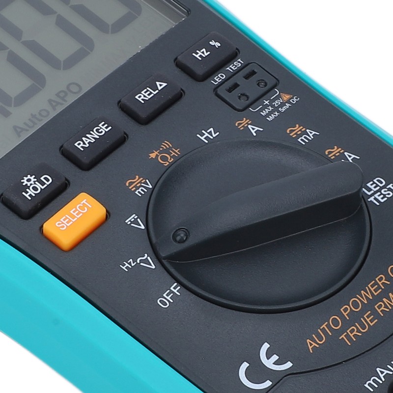 Digital Multimeter Tester Delayed Backlight High Accuracy Electrical Voltmeter Tester