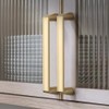 Myxekllo Gold Cabinet Drawer Pulls, 96mm Brushed Brass Pulls Handles