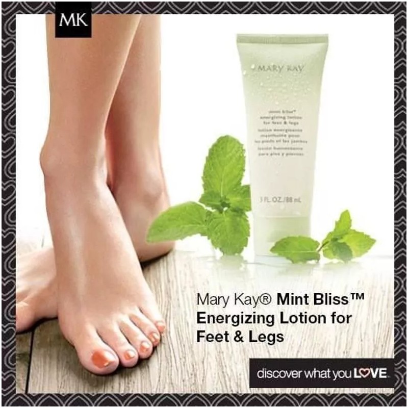 Mary Kay Mint Bliss Energizing Lotion for Feet & Legs,