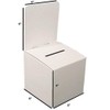 Raffle Ticket Donation Collection Ballot Box Reusable Sturdy thick Cardboard