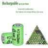 6 Packs 1/3aaa 200 mah 1.2v NI-MH Rechargeable Battery for