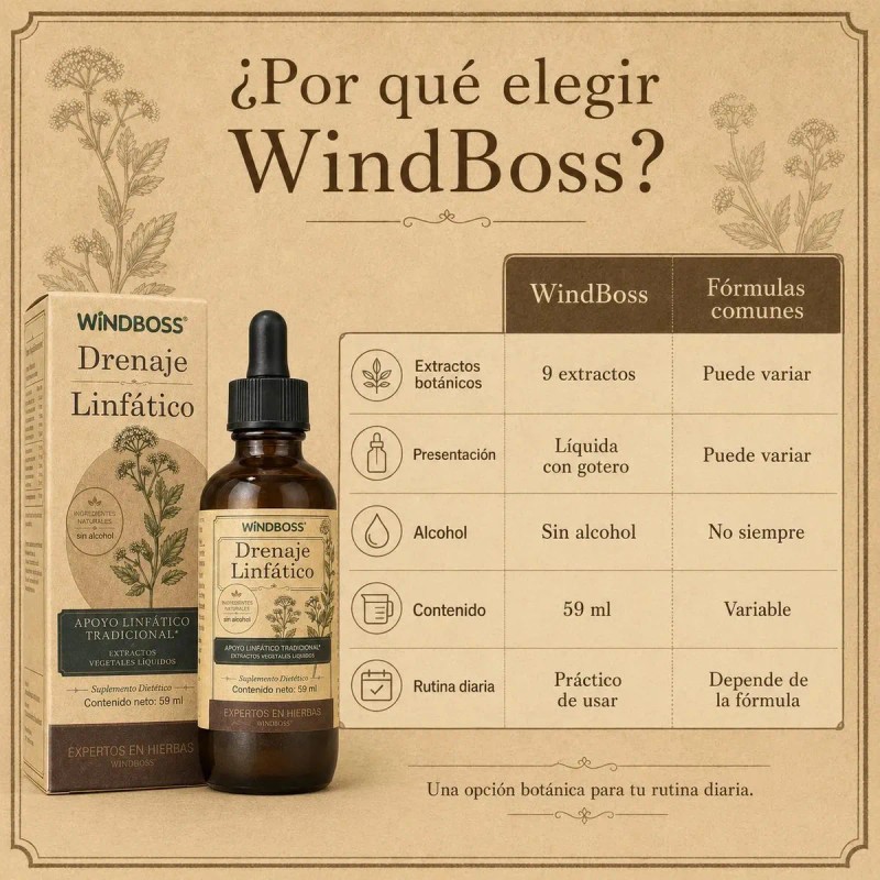 Windboss Gotas Con Saúco Y 9 Extractos Botánicos 59 Ml