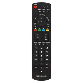 New N2QAYB000485 Replaced Remote fit for PANASONIC LED LCD Plasma Viera Smart TV TC-P50U2 TC-P50X2 TC-P54S2 TC-P58S2 TC-P65S2 TH-32LRU20 TH-37LRU20 TH-42LRU20 TC-42PX34 TH-32LRH30U N2QAYB000570