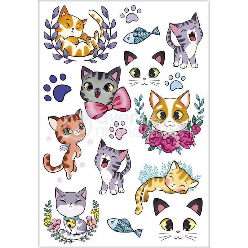 Avenue Mandarine CC056C Tattoo Mania Pack 1 Sheet of 13