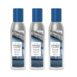 Yankee Candle Concentrated Room Spray Air Freshener, Instant Home Fragrance, Odor Eliminating Spray, Warm Luxe Cashmere (Pack of 3)