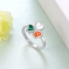 Clover Ring 925 Sterling Silver Four Leaf Clover Jewelry for