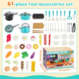 ZDNT Play Kitchen Accessories, Children's Kitchen Accessories, Children's Kitchen Role Play, Kitchen Toy, Children's Kitchen Role Play, Kitchen Accessories Cooking Set, for Children, Toy Gift, Boys
