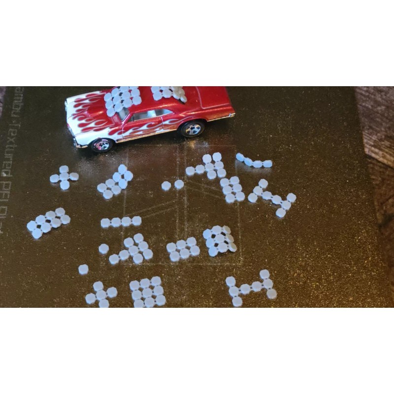 Hot Wheels Bendable Reflective Armor 3d printed. 1/64 scale. Car