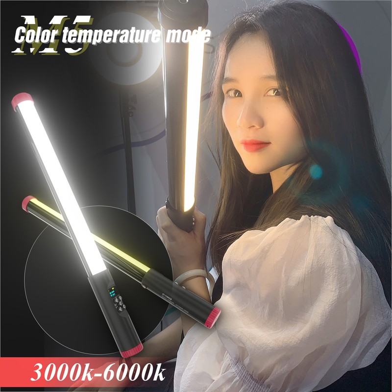 Portable Handheld RGB Tube Light LED Light Wand IPX8 30M