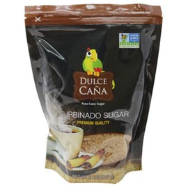 Dulce Caña Pure Cane Turbinado Sugar Premium Quality 2 Lb Bag