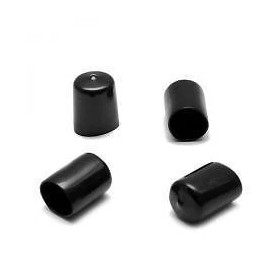 TRACKER 138686 RUBBER 1" INCH RAIL CAPS (SET OF 4) MARINE BOAT