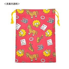 Small Planet Simpsons Drawstring Lisa Simpson/Pattern
