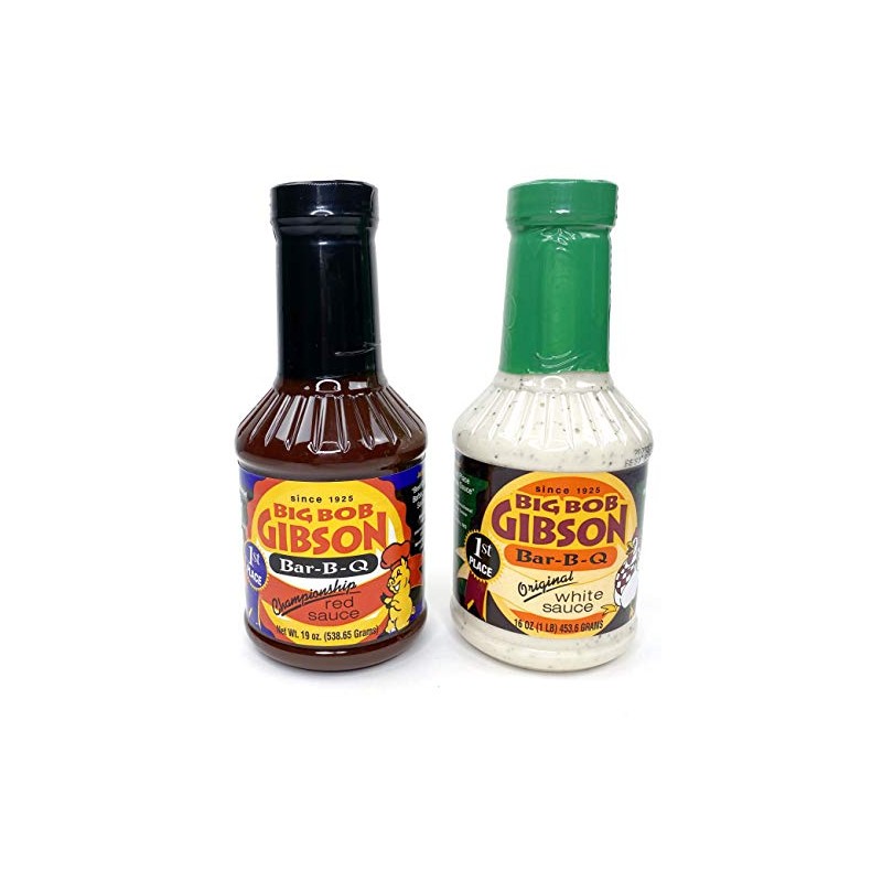 Big Bob Gibson Championship Red and White BBQ Sauce Bundle