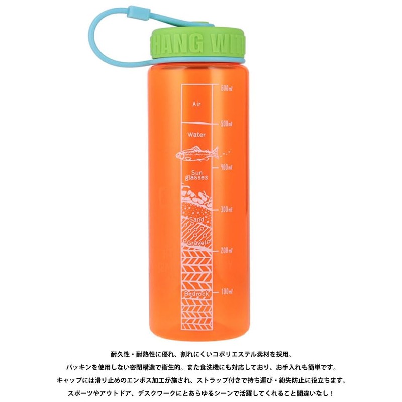 CHUMS CH62-2124 W112 Clear/Pink Booby Bottle, 2025 Model, 2025 Bottle,