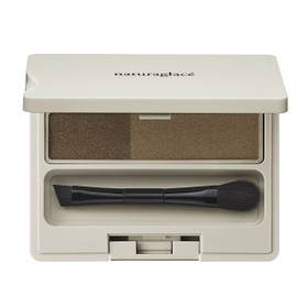 Naturaglace Eyebrow Powder 02 (Medium Brown) with Brush