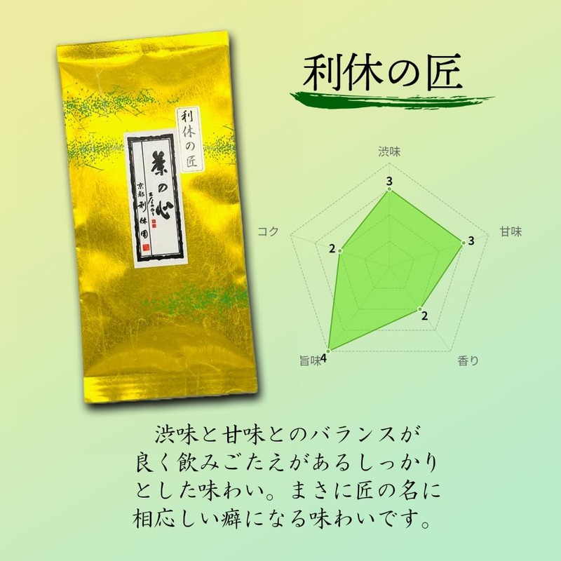 Kyoto Rikyuen Sencha100-takumi Tea Rikyu no Takumi Sencha 3.5 oz